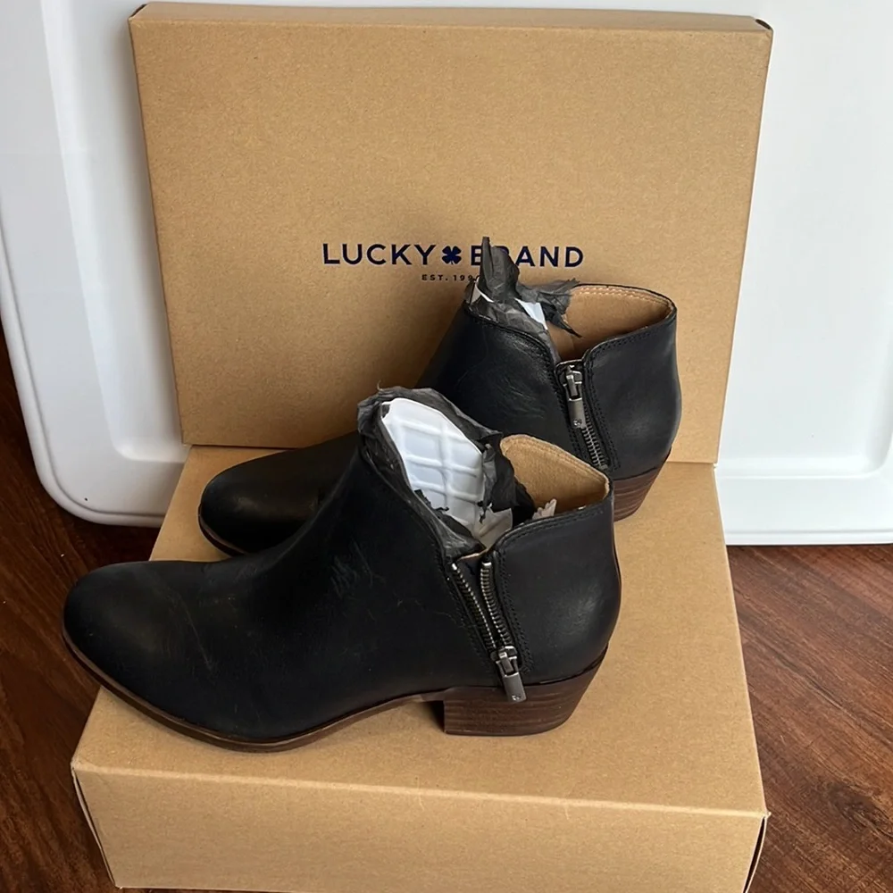 Lucky Brand Black Boots - Picture 2 of 4